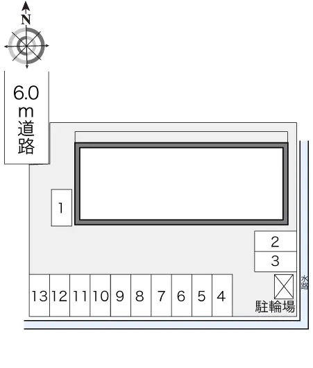 ★手数料０円★岩沼市三色吉　月極駐車場（LP）